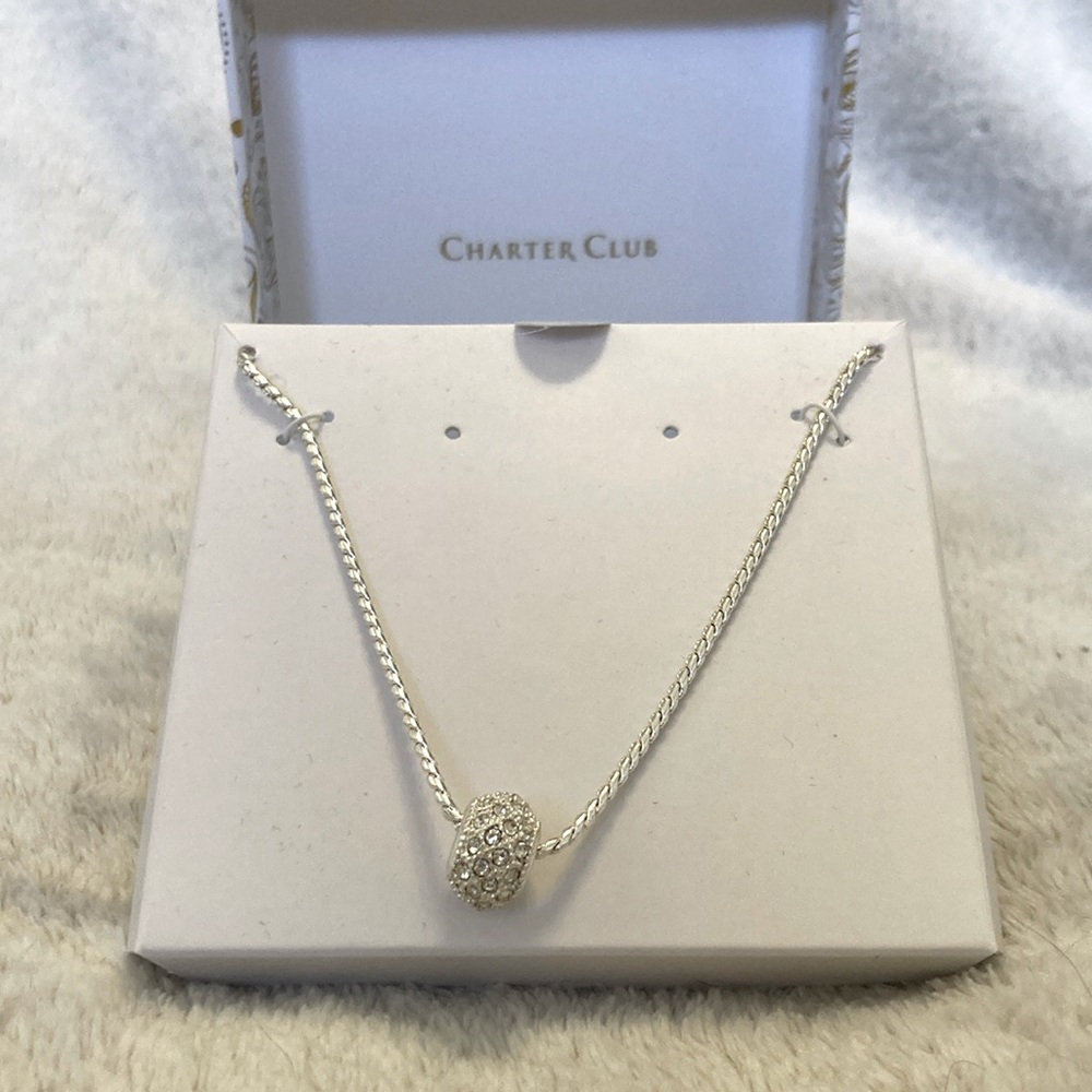 Charter club bead necklace